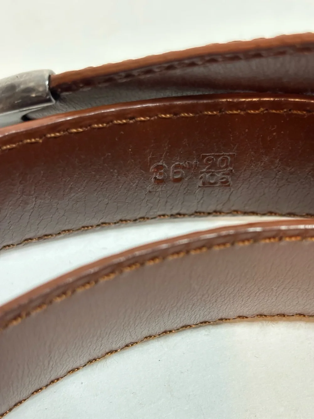 Ralph Lauren Vintage Genuine American Alligator Silver Buckle Belt 36